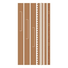 Keepsake Studio Planner (Spellbinders) - Die Set Turn the Page / Capsule Borders